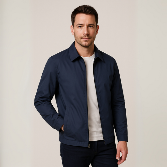 Men’s Zip-Up Jacket – Modern Minimalist Style