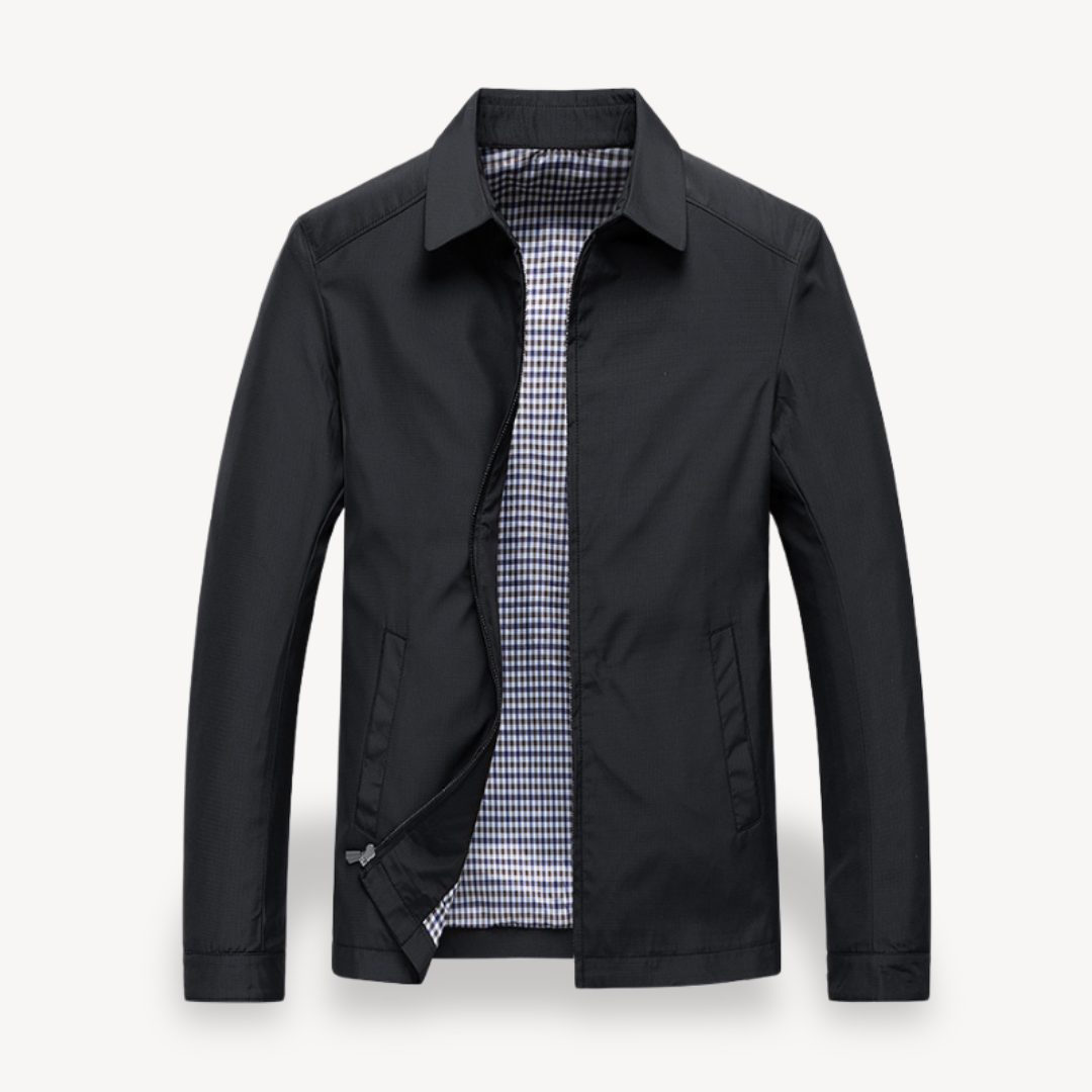 Men’s Zip-Up Jacket – Modern Minimalist Style