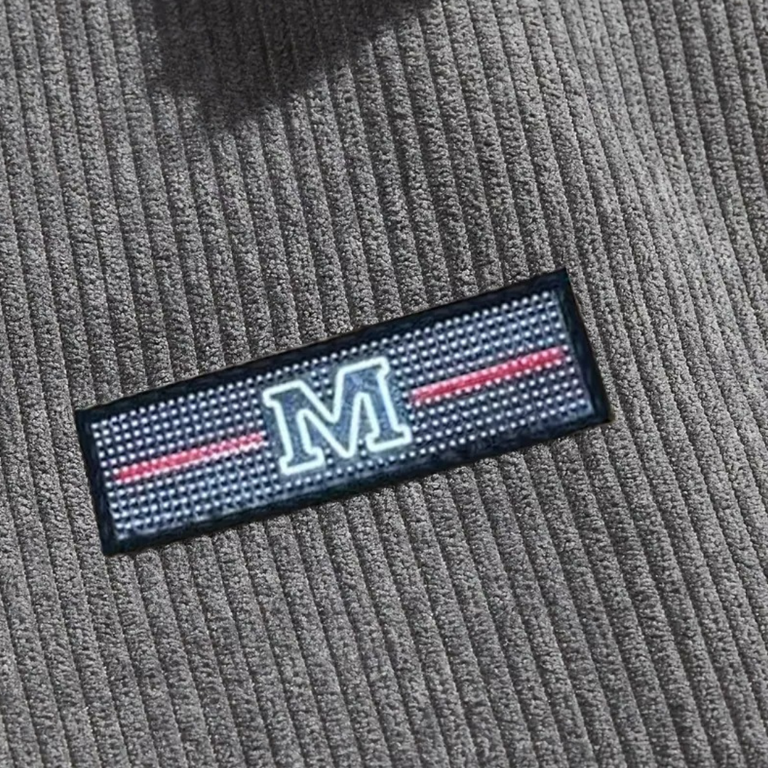 Men’s Bomber Jacket with Sherpa Lining – Classic Zip-Up Style