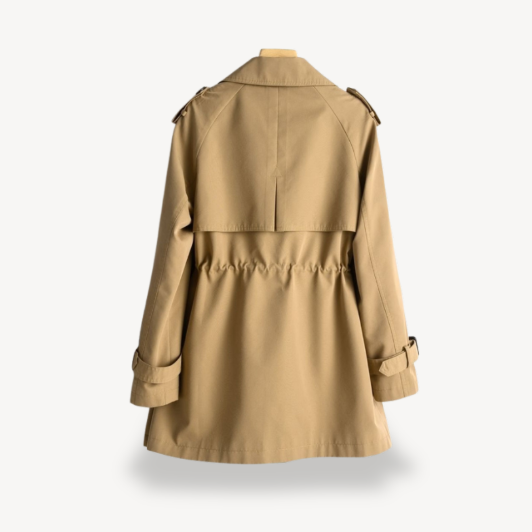 Women’s Double-Breasted Trench Coat – Timeless Button-Up Outerwear