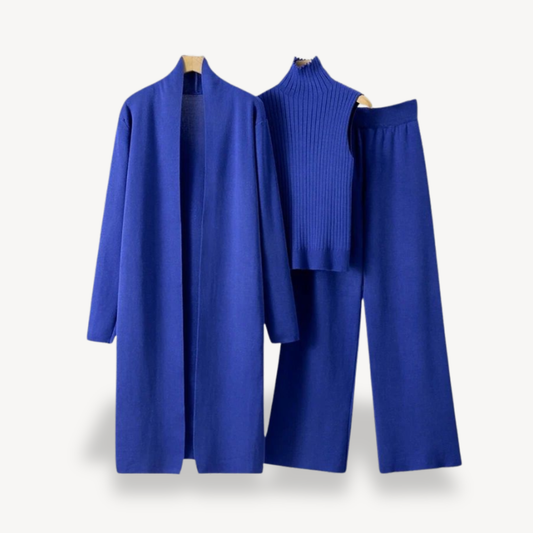 Women’s 3-Piece Lounge Set – Elegant Layered Outfit